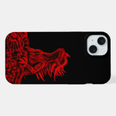 Kleiner roter Drache iPhone Hülle (Rückseite (Horizontal))
