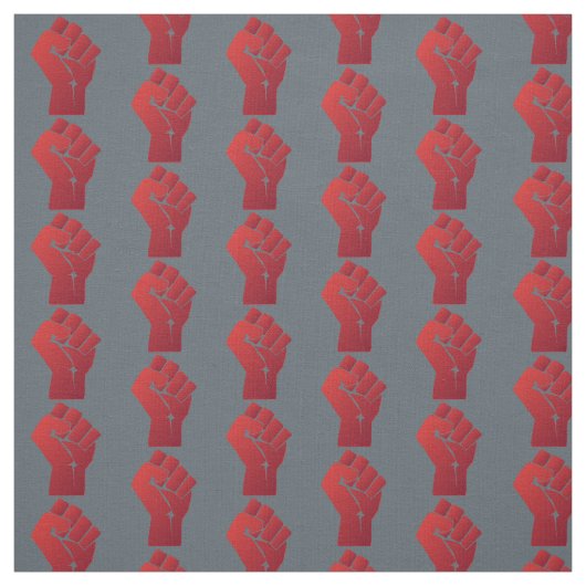 Kleiner roter Faust Stoff (Muster)