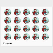 Kleiner Roter Hood Sticker (Blatt)