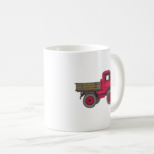Kleiner roter Laster, Lastwagen Kaffeetasse (VorderseiteRechts)