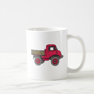 Kleiner roter Laster, Lastwagen Kaffeetasse