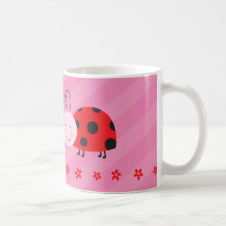 Kleiner roter Marienkäfer-personalisierte Tasse
