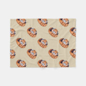 Kleiner roter Panda betreffen Tan Fleecedecke (Vorderseite (Horizontal))