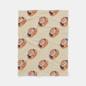 Kleiner roter Panda betreffen Tan Fleecedecke (Vorderseite)