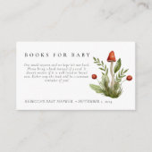 Kleiner roter Pilzspinner Windelspinner Begleitkarte (Vorderseite)