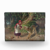 Kleiner roter Reithood Fotoblock (Vorderseite)