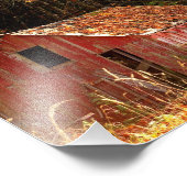 Kleiner roter Schuh. Fotodruck (Ecke)