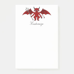 Kleiner roter Teufel Thunder_Cove Post-it Klebezettel
