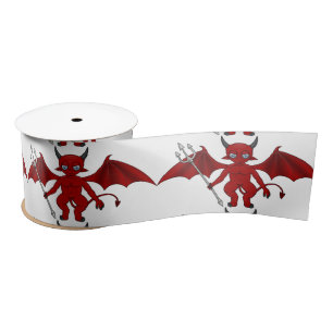 Kleiner roter Teufel Thunder_Cove Satinband