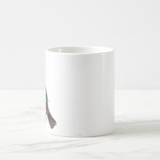 Kleiner roter Vogel Kaffeetasse (Mittel)