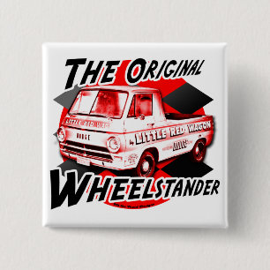 Kleiner roter Wagen Button