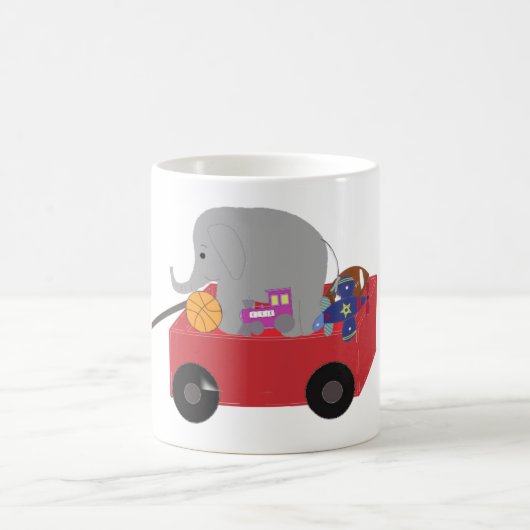 Kleiner Roter Wagen für Spielzeug Tasse (Mittel)
