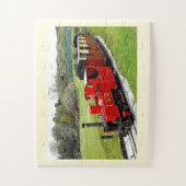 Kleiner roter Zug Puzzle (Vertikal)