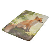 Kleiner Rotfuchs Badematte (Schrägansicht)