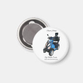 Kleiner runder Magnet (Vorderseite/Rückseite)