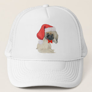 Kleiner Santa Pekingese Truckerkappe