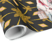 Kleiner Schäfer-Jungen-viktorianisches Weihnachten Geschenkpapier (Rolleneckpunkt)