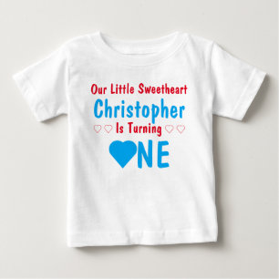 Kleiner Schatz 1. Geburtstag Baby T-Shirt