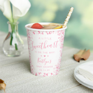 Kleiner Schatz Valentinstag Babyparty Pappbecher