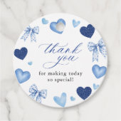 Kleiner Schatz Valentinstag Babyshower Geschenkanhänger (Vorderseite)
