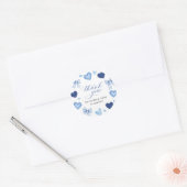 Kleiner Schatz Valentinstag Babyshower Runder Aufkleber (Umschlag)