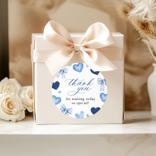 Kleiner Schatz Valentinstag Babyshower Runder Aufkleber
