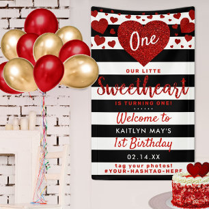 Kleiner Schatz Valentinstag Geburtstag jedes Alter Banner