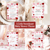 Kleiner Schatz Valentinstag-Windel-Raffel-Schild Poster