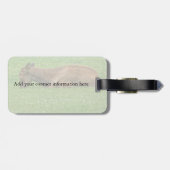 Kleiner Schlaf Gepäckanhänger (Rückseite horizontal)