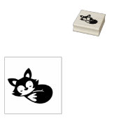 Kleiner Schlaffuchs Gummistempel (Stempel)