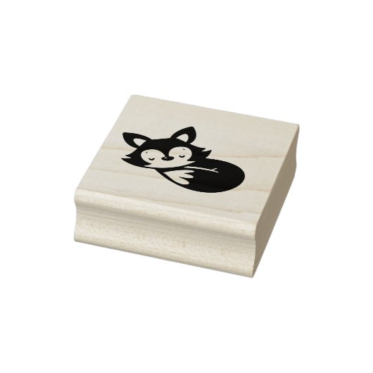 Kleiner Schlaffuchs Gummistempel (Stempel)