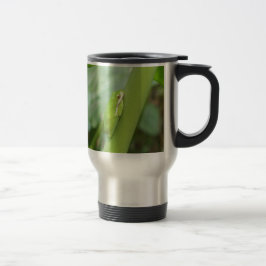 kleiner, schlafloser Grüner Frosch Reisebecher