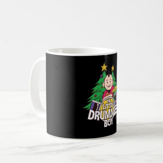Kleiner Schlagzeuger Kaffeetasse (Vorderseite Links)