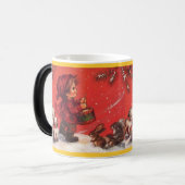 Kleiner Schlagzeugerjunge Verwandlungstasse (Vorderseite Links)