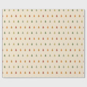 Kleiner schlichter Baumgeflecht Winterurlaub Geschenkpapier (Flach)