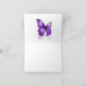 Kleiner Schmetterling Dankeschön Karte (Innenseite)