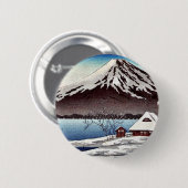 Kleiner Schnee bedeckte Gebäude auf der Küste Button (Vorne & Hinten)