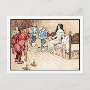 Kleiner Schneefall bei Warwick Goble Postkarte