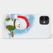 Kleiner Schneemann iPhone 4 Fall Case-Mate iPhone Hülle (Rückseite (Horizontal))