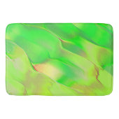 Kleiner Schnitzer in altem, lebhaftem Grün Badematte (Vorderseite)