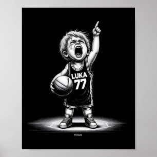 Kleiner Schrei Luka vor Wut auf und böse auf dich Poster