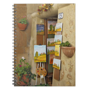 Kleiner Schuh mit Kunstwerk zum Verkauf auf Gehste Notizblock