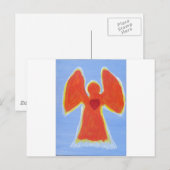 Kleiner Schutzengel Postkarte (Vorne/Hinten)