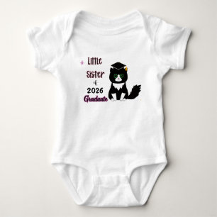 Kleiner Schwester des 2026 Absolventen Einteiler-B Baby Strampler