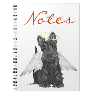 Kleiner Scottie Engel Notizblock