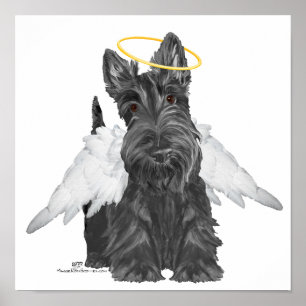 Kleiner Scottie Engel Poster
