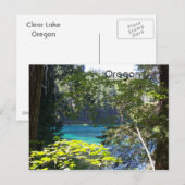 Kleiner See Postkarte (Vorne/Hinten)