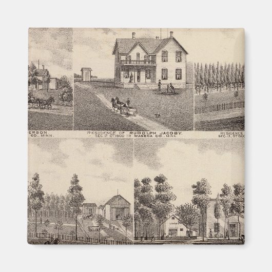 Kleiner See, Waseca, Minnesota Magnet (Vorne)