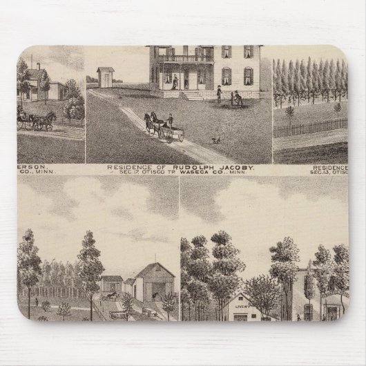 Kleiner See, Waseca, Minnesota Mousepad (Vorne)