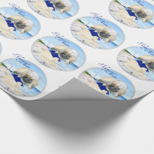Kleiner Segler Pekingese Geschenkpapier